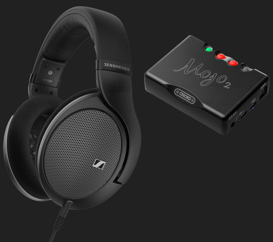 Pachet PROMO Sennheiser HD 550 + Chord Electronics Mojo 2