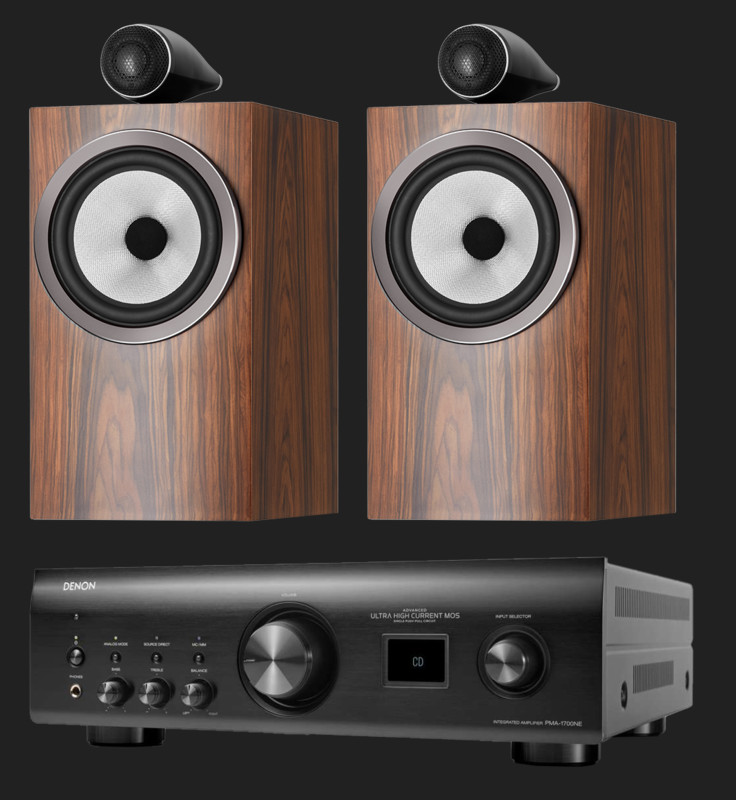 Pachet PROMO Bowers & Wilkins 705 S3 + Denon PMA-1700NE