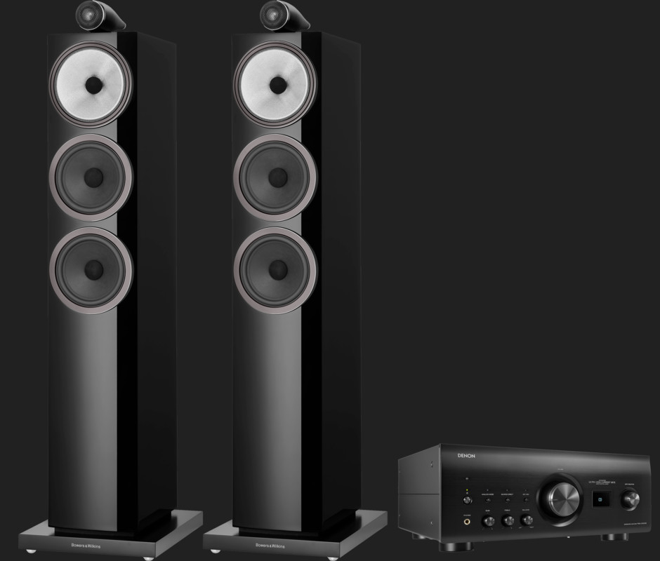 Pachet PROMO Bowers & Wilkins 703 S3 + Denon PMA-3000NE