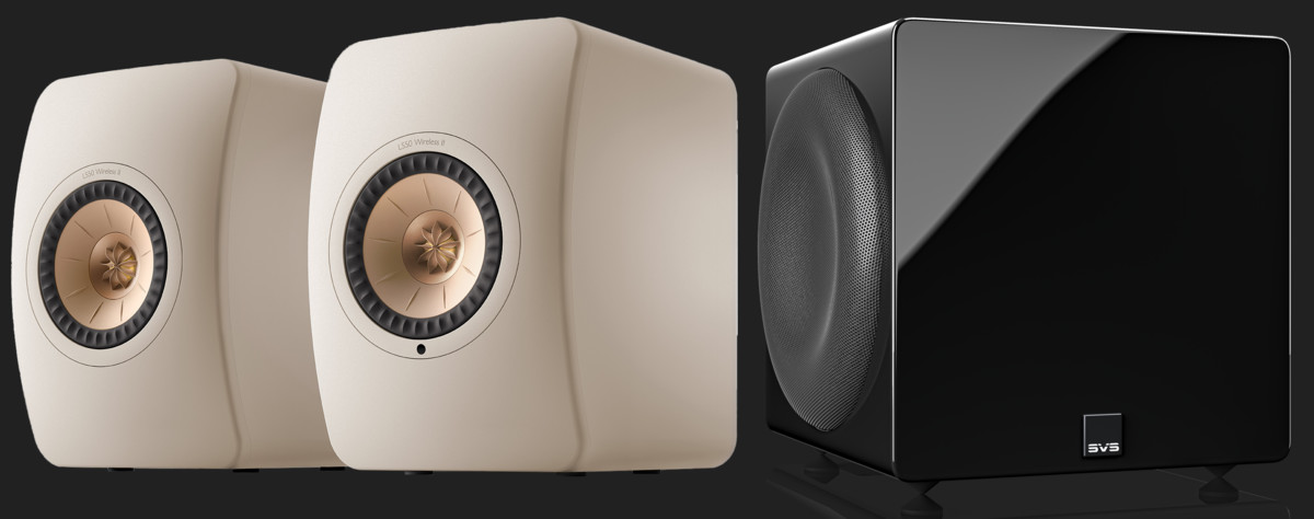 Pachet PROMO KEF LS50 Wireless II + SVS 3000 Micro REvolution
