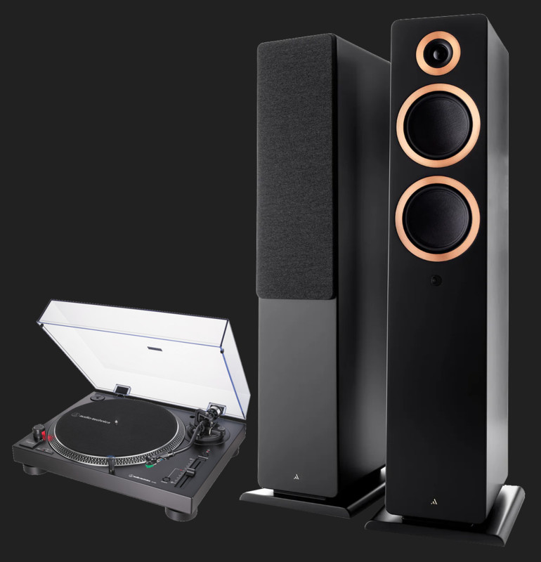 Pickup Audio-Technica AT-LP120X USB + Argon Audio FORTE A55 Wifi