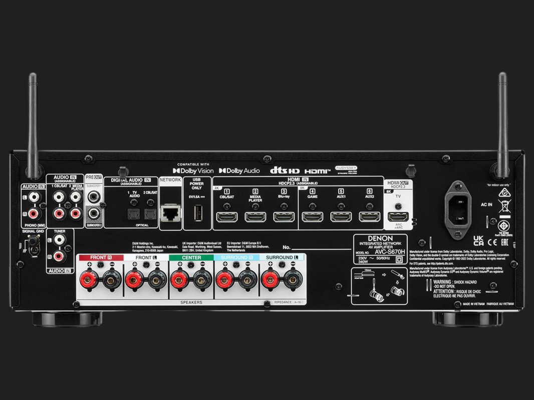 Receiver Denon AVC-S670H