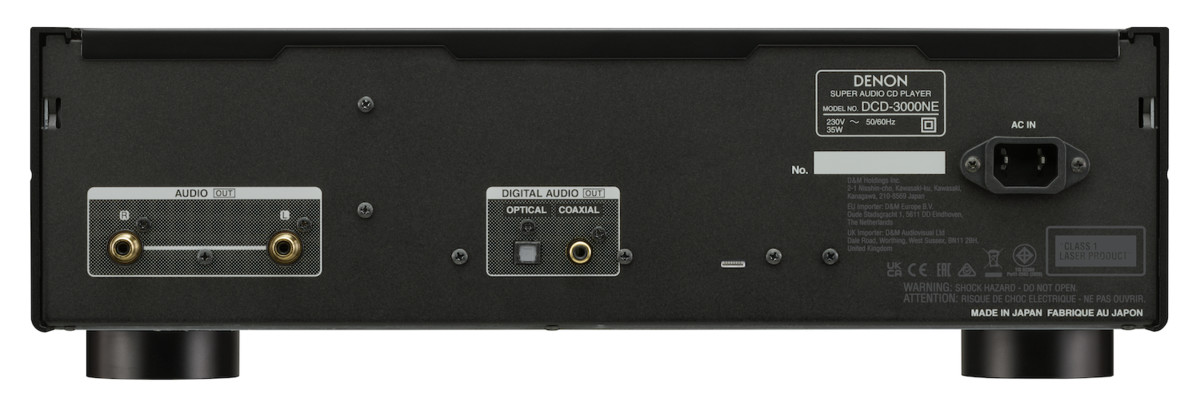 CD Player Denon DCD-3000NE Black Resigilat