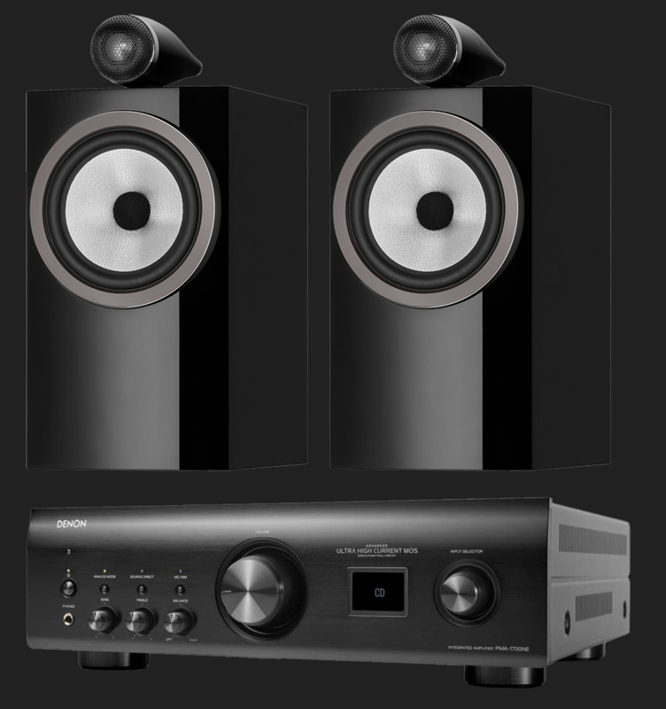Pachet PROMO Bowers & Wilkins 705 S3 + Denon PMA-1700NE