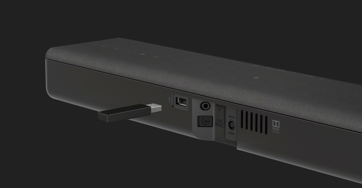  Bara de sunet compacta Sony HT-MT300, Subwoofer Wireless, Bluetooth, NFC, Negru