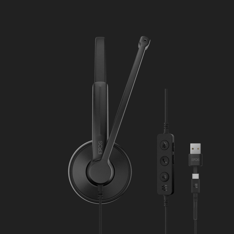 Casti EPOS IMPACT 100 MS Stereo USB-C+A