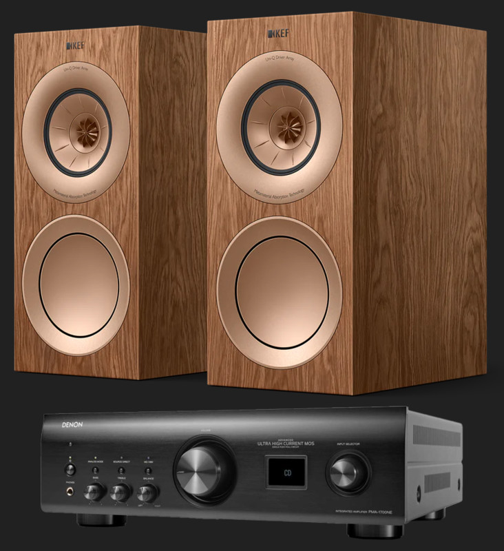 Pachet PROMO KEF R3 Meta + Denon PMA-1700NE