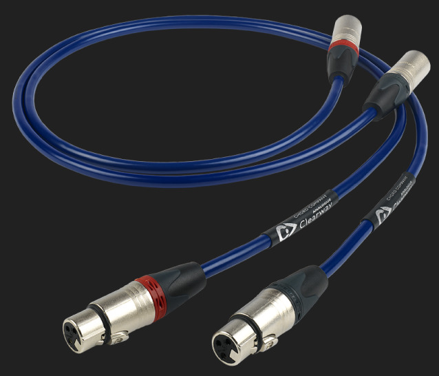 Cablu Chord Company Clearway Analog 2XLR 0.5m Resigilat