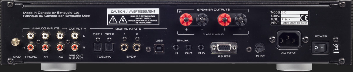 Amplificator MOON by Simaudio 240i Negru Resigilat