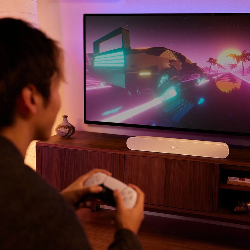  Soundbar Sonos Ray, WiFi, AirPlay 2, pentru filme, muzica si streaming multiroom
