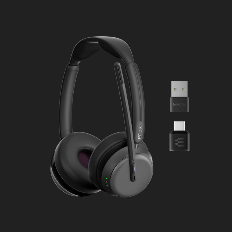 Casti EPOS IMPACT 1000 MS UC ANC WL USB-C+A
