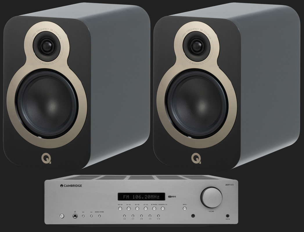 Pachet PROMO Q Acoustics 3030c + Cambridge Audio AXR100