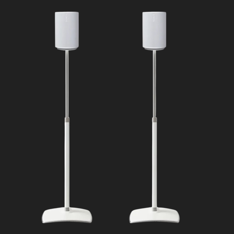  Stative de podea SANUS WSSE1A2-W2 pentru Sonos Era 100 si Era 100 SL, reglabile pe inaltime, set 2 bucati, alb