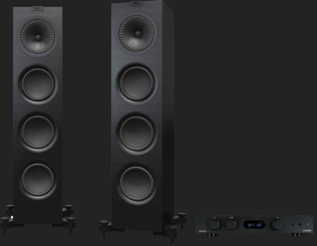 Pachet PROMO KEF Q750 + Audiolab 6000A