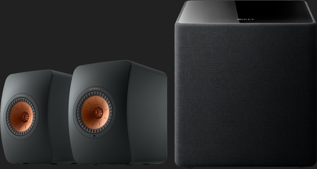 Pachet PROMO KEF LS50 Wireless II + KEF Kube 12 MIE