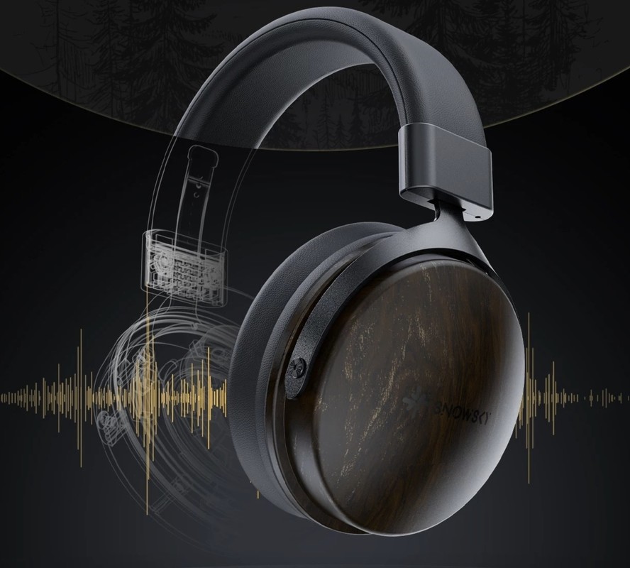 Casti Fiio Snowsky Nature Negru