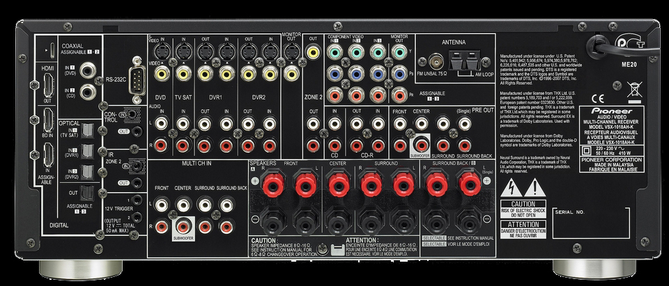 Receiver Pioneer VSX-1018AH