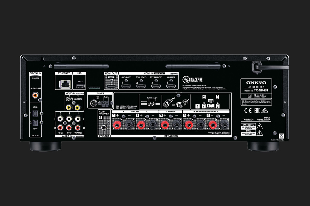 Receiver Onkyo TX-NR474