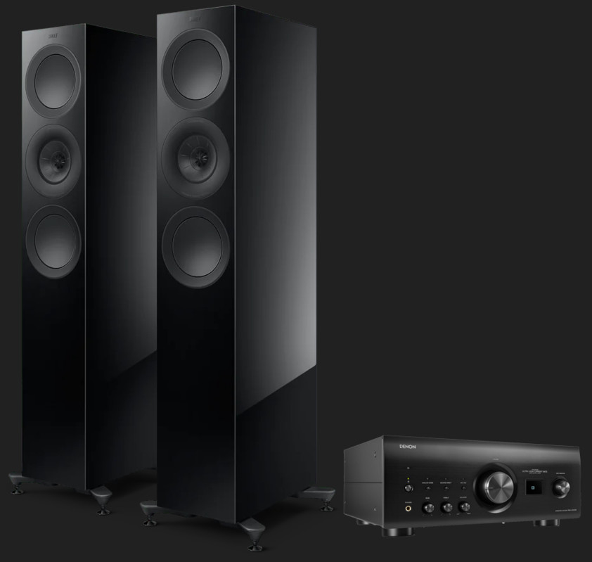 Pachet PROMO KEF  R7 Meta + Denon PMA-3000NE