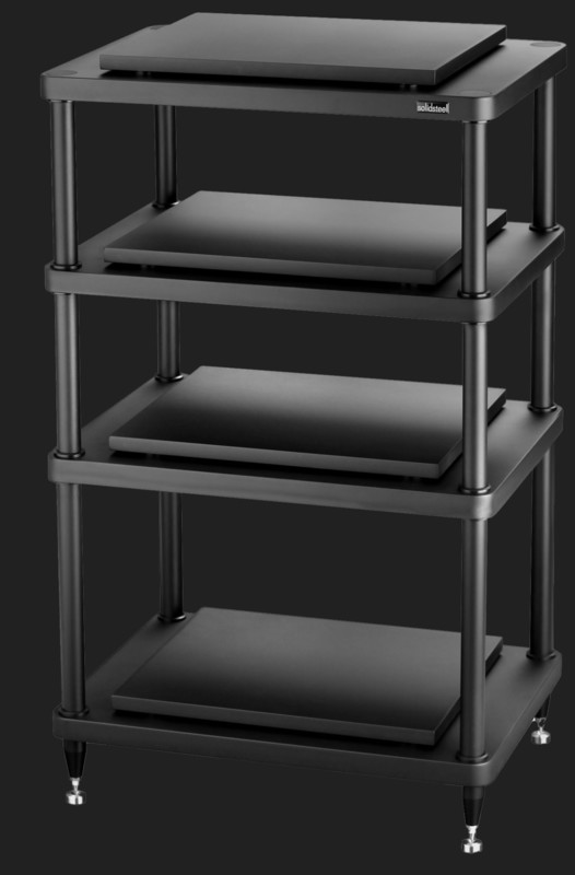 Solidsteel S5 Series Advanced Hi-Fi Audio Rack Black
