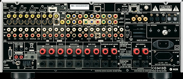 Receiver Denon AVR-4308