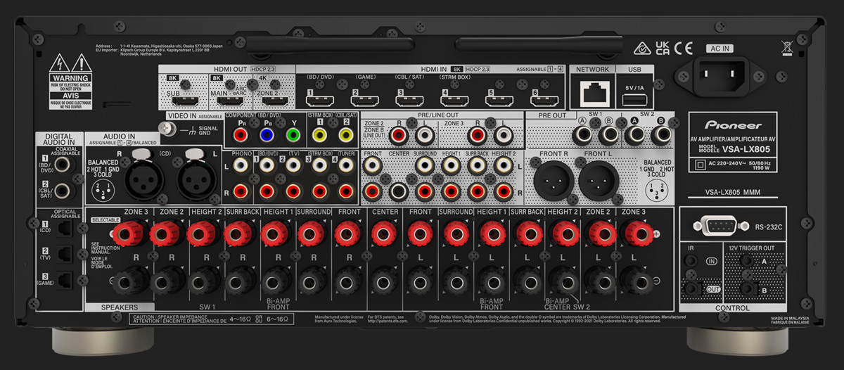 Receiver Pioneer VSA-LX805