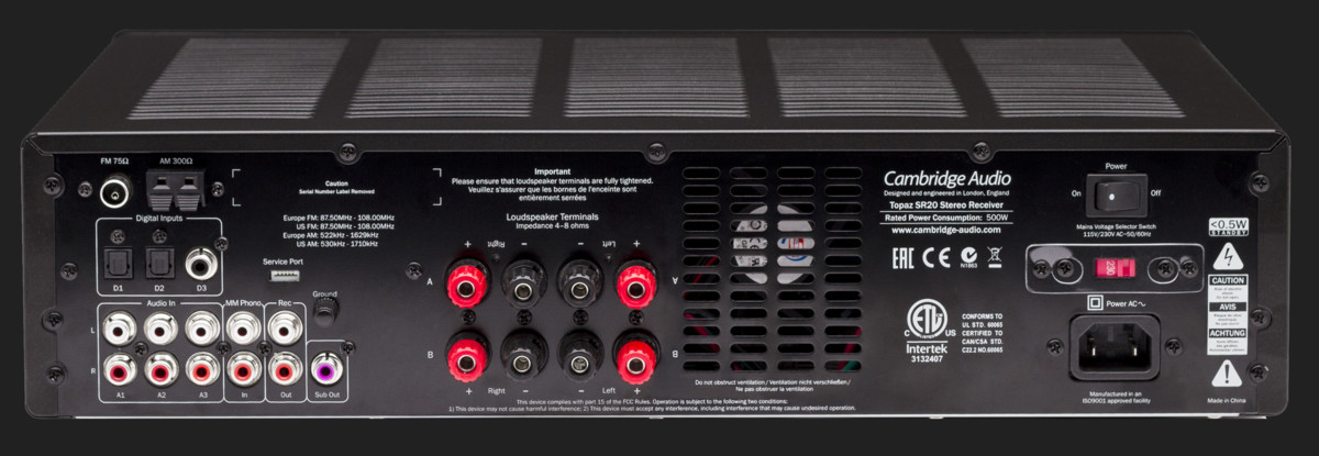 Amplificator Cambridge Audio Topaz SR20