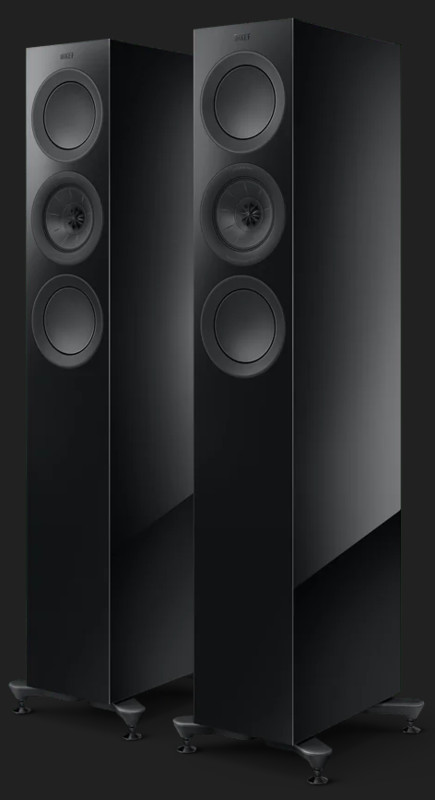 Boxe KEF R5 Meta Piano Black Gloss Resigilat