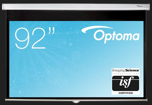 Ecran proiectie Optoma Ecran manual, 16:9, panza Matte White