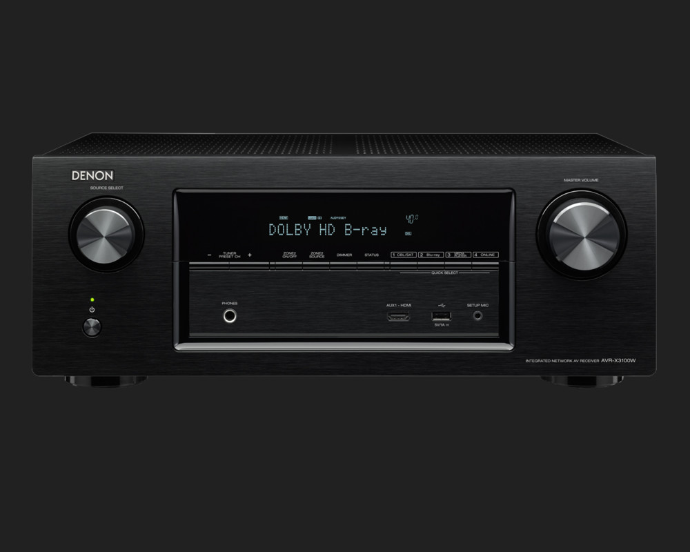 リペア済 DVD/MD/WideFM/AM/AUX DENON 3Way100W Receiver Denon AVR-X3100W la AVstore.ro