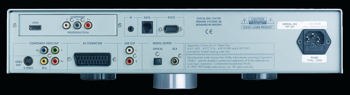 DVD Player Primare DVD26