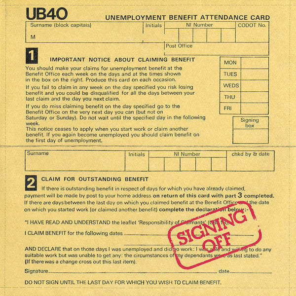 VINIL UNIVERSAL RECORDS UB40 - Signing Off la AVstore.ro