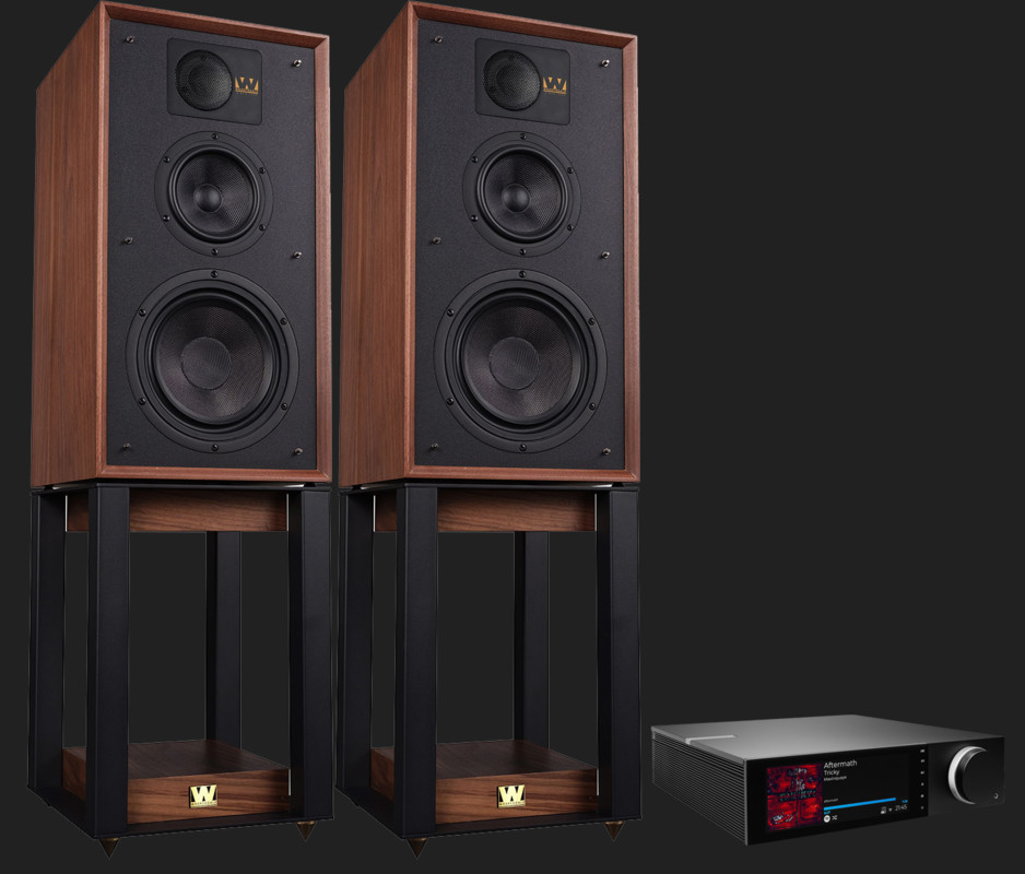 Pachet PROMO Wharfedale Linton with stand + Cambridge Audio Evo 150 SE