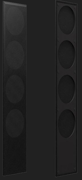 KEF Q550 Black cloth grille