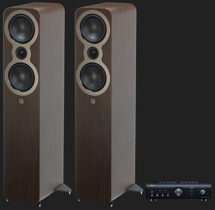 Pachet PROMO Q Acoustics 3050C + Denon PMA-600NE