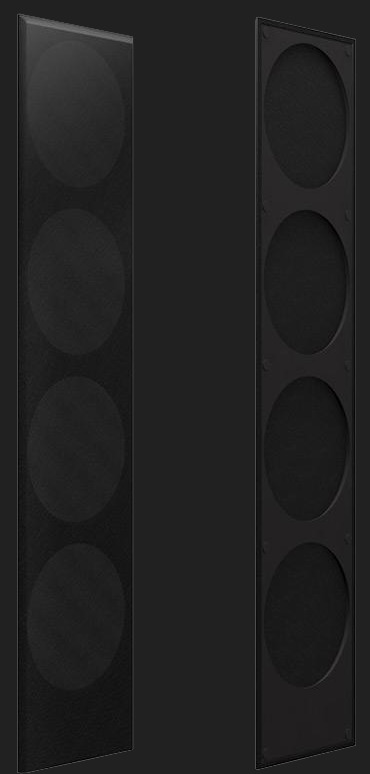 KEF Q950 Black cloth grille