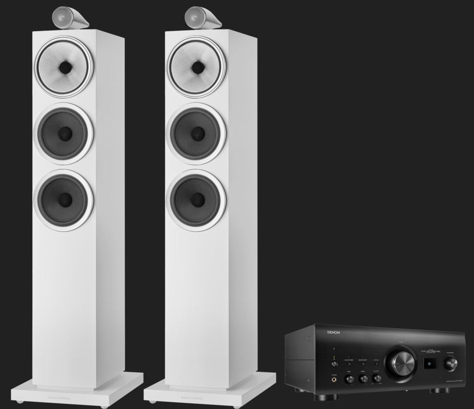 Pachet PROMO Bowers & Wilkins 703 S3 + Denon PMA-3000NE