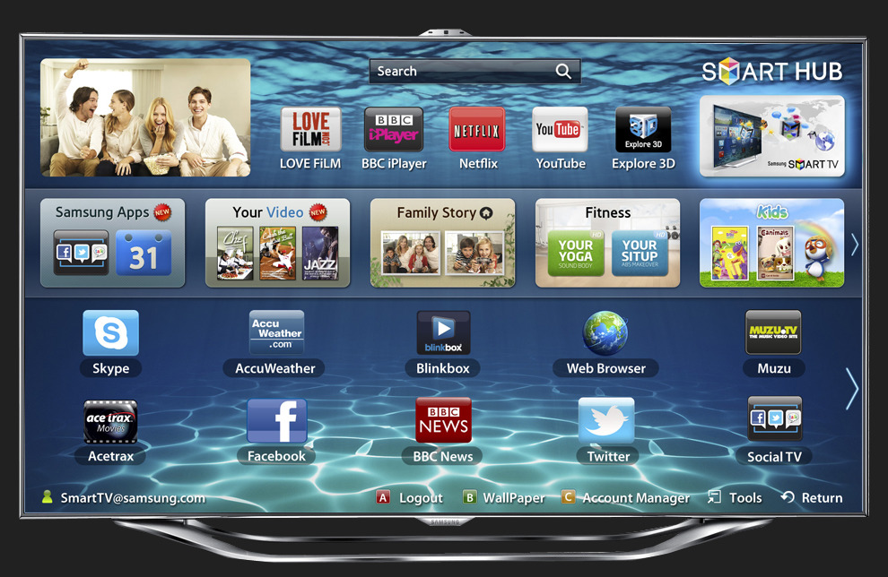TV Samsung UE-55ES8000