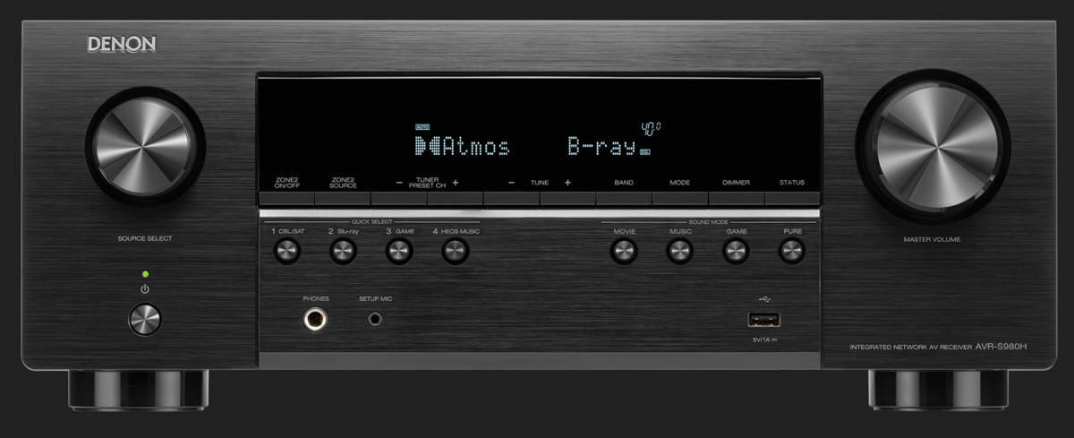 Receiver Denon AVR-S980H