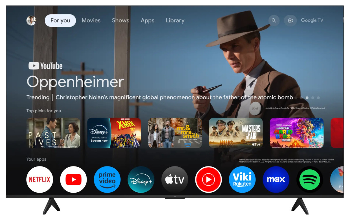 TV TCL 85P71K