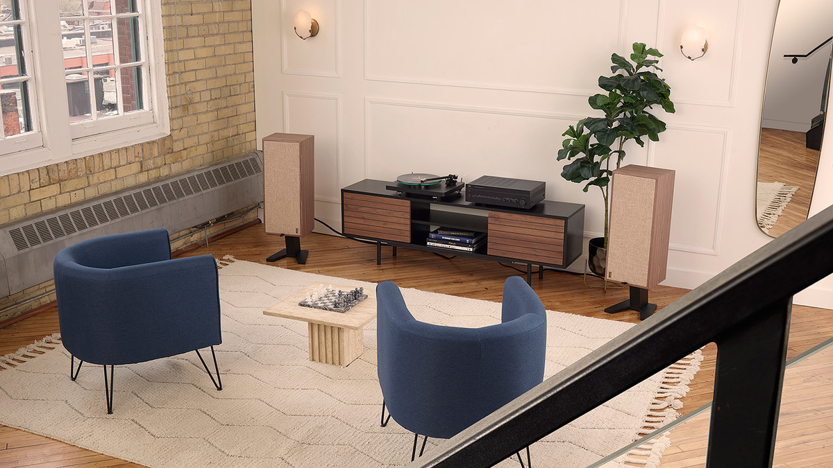 Boxe PSB Speakers Passif 50 Open-Graine Walnut Veneer