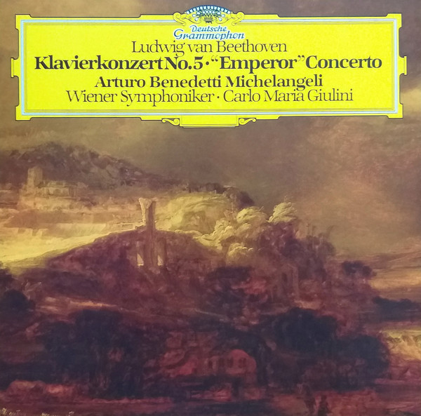 VINIL Deutsche Grammophon (DG) Beethoven - Piano Concerto No 5 ( Michelangeli, Giulini )