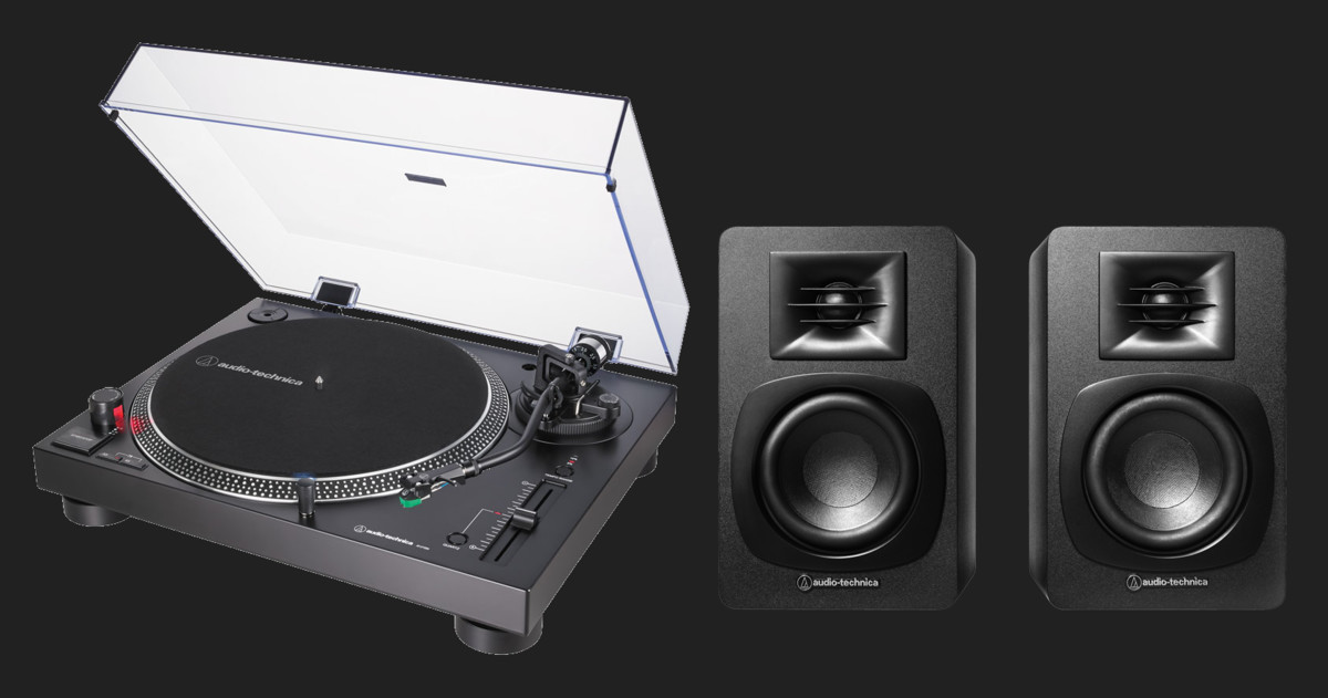Pickup Audio-Technica AT-LP120X USB + Audio Technica AT-SP3X