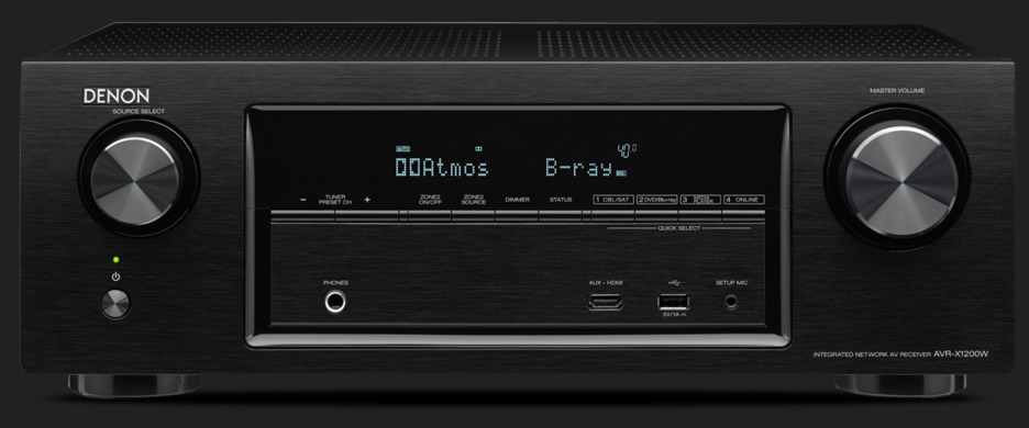Receiver Denon AVR-X1200W Black la AVstore.ro