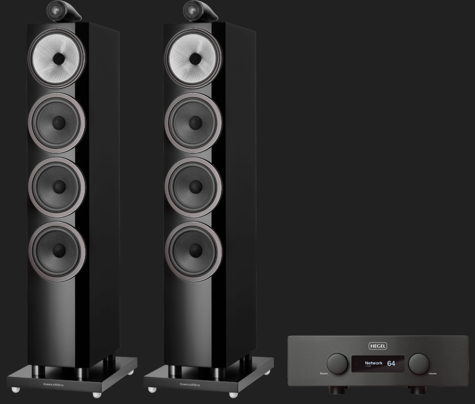 Pachet PROMO Bowers & Wilkins 702 S3 + Hegel H390