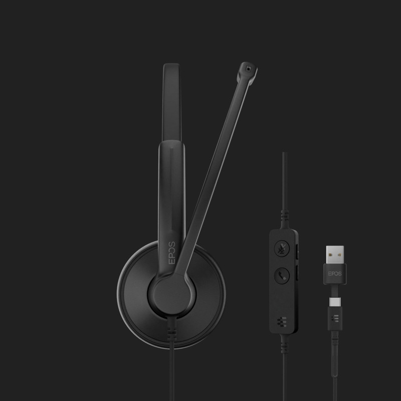 Casti EPOS IMPACT 100 UC Stereo USB-C+A