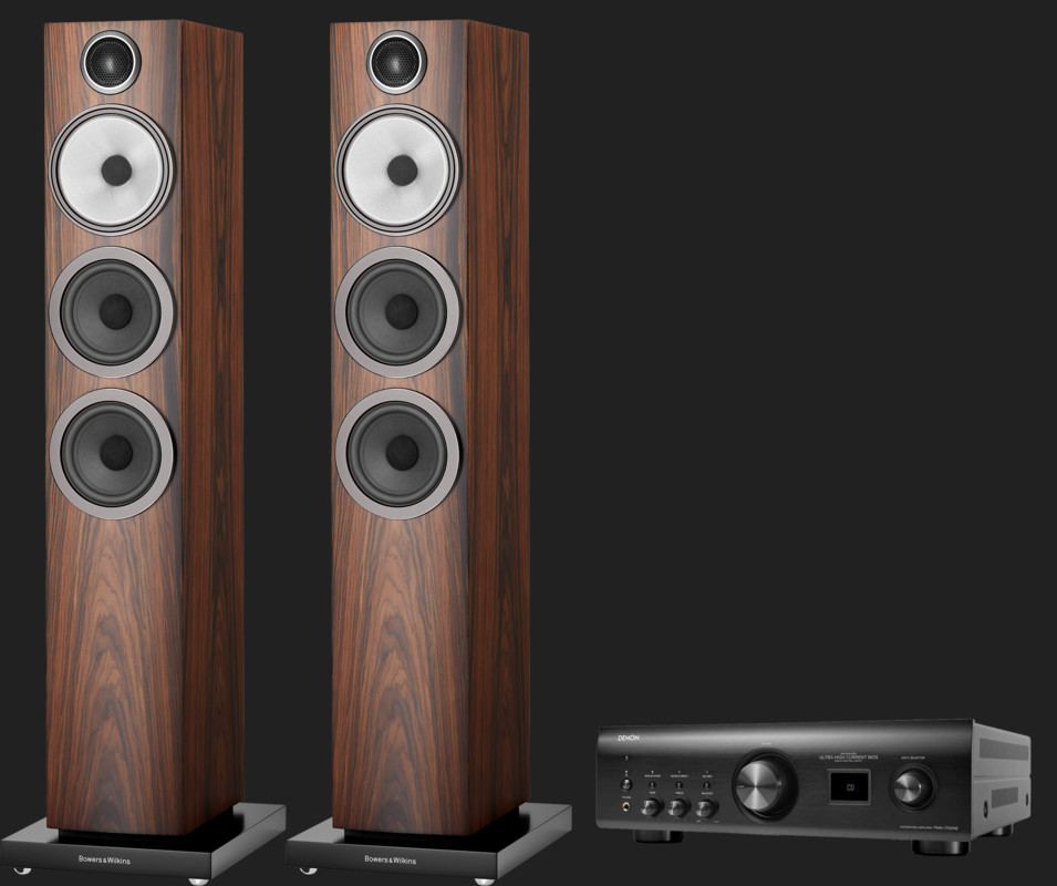 Pachet PROMO Bowers & Wilkins 704 S3 + Denon PMA-1700NE