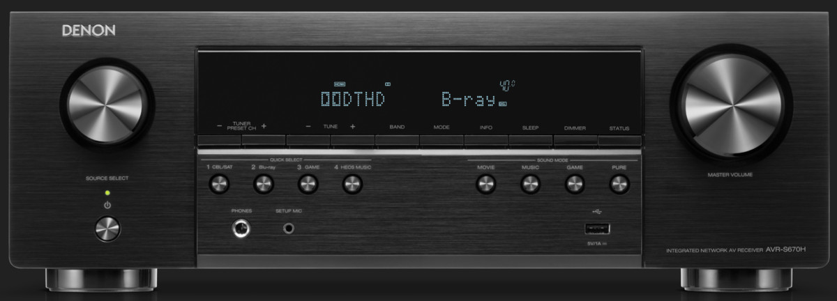 Receiver Denon AVR-S670H