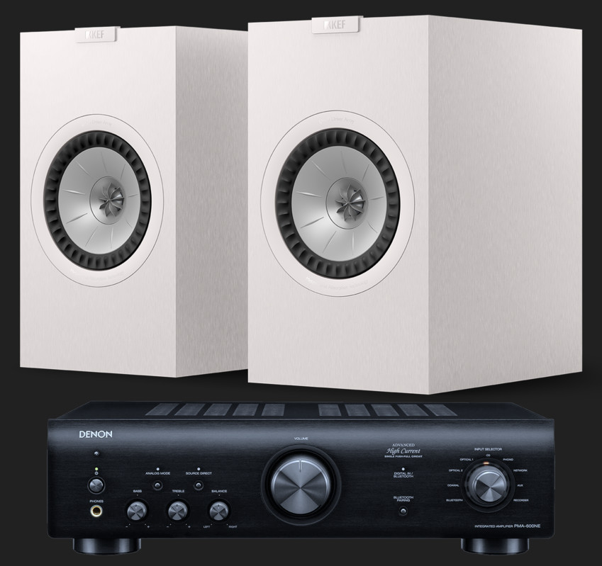 Pachet PROMO KEF Q3 Meta + Denon PMA-600NE
