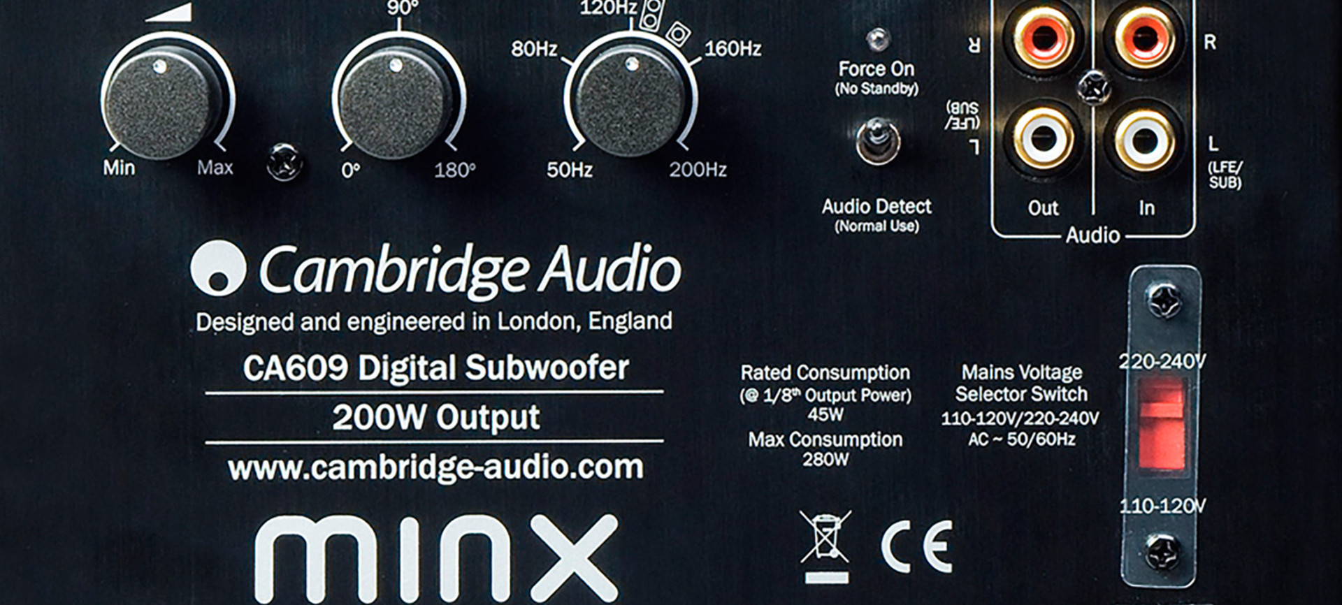 Subwoofer Cambridge Audio Minx X201 la AVstore.ro